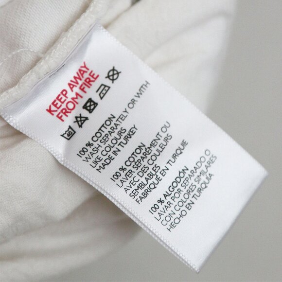 BDG Urban Outfitters White Pax High Rise Straight Leg Jean Fray Hem Size 29 x 32 - Picture 14 of 16